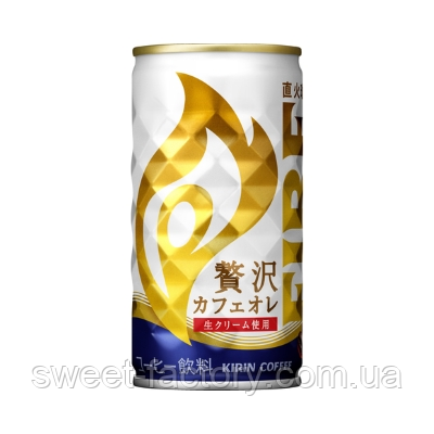 Кофе Kirin Fire Luxury Cafe Au Lait 185ml, фото 1