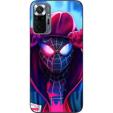 Силіконовий чохол Case для Xiaomi Redmi Note 10 Pro з картинкою Комікс Павук, фото 1