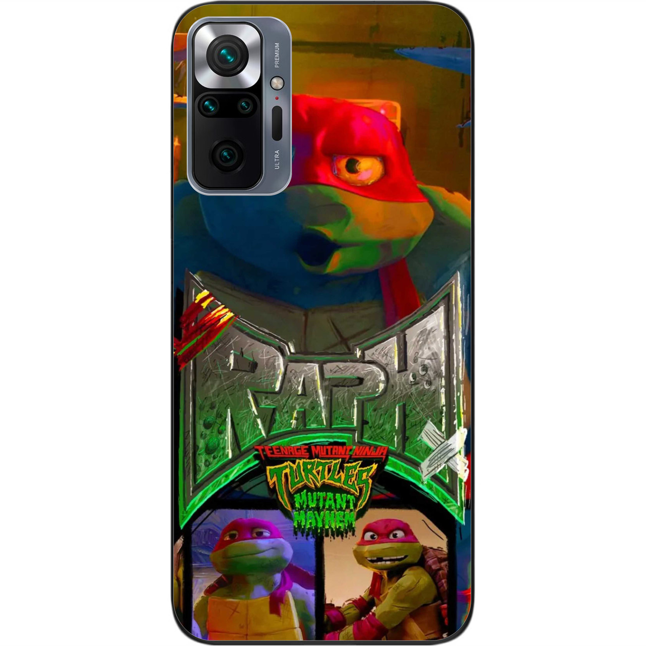 Силіконовий чохол Case для Xiaomi Redmi Note 10 Pro з картинкою Черепашки ніндзя Раф