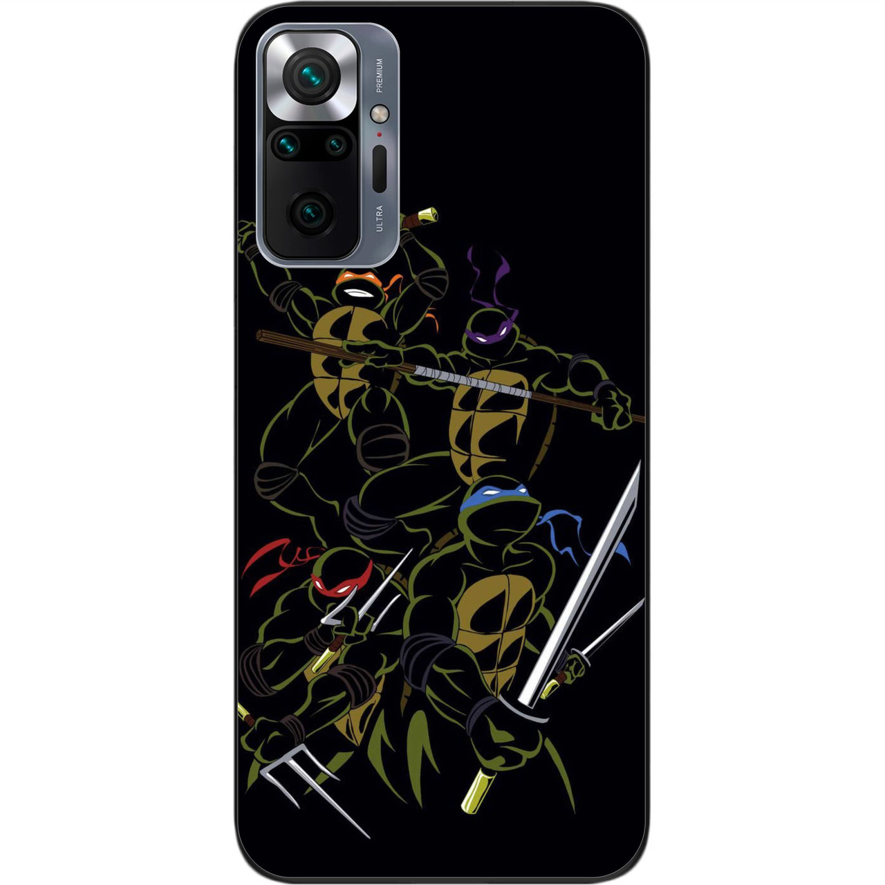 Силіконовий чохол Case для Xiaomi Redmi Note 10 Pro з картинкою Герої черепашка