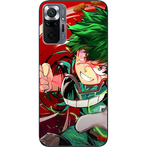 Силіконовий чохол Case для Xiaomi Redmi Note 10 Pro з картинкою Izuku Midoriya, фото 1
