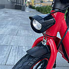 Електросамокат KUGOO С1+ Plus 500W 13Ah червоний, з сидінням та посиленим кошиком, Червоний, червоний, фото 6