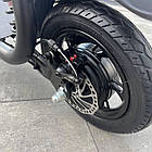 Електросамокат KUGOO С1 500W 11Ah чорний, з сидінням та посиленим кошиком, фото 9