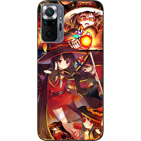 Силіконовий чохол Case для Xiaomi Redmi Note 10 Pro з картинкою Аніме Мегумін, фото 1