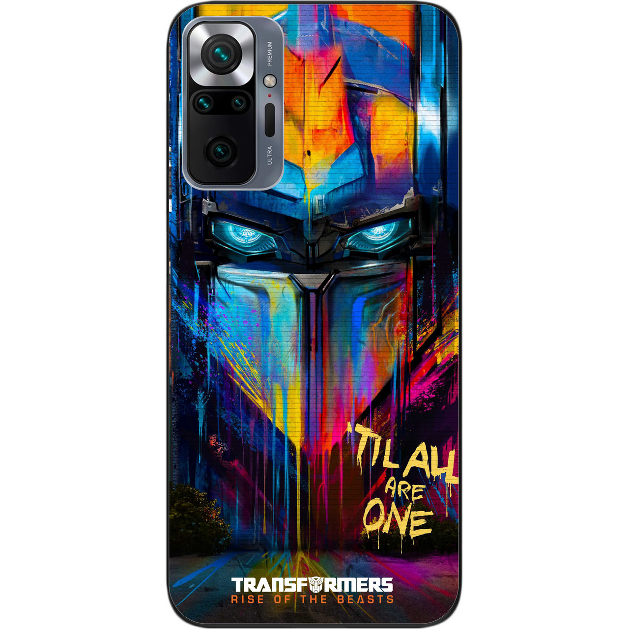 Силіконовий чохол Case для Xiaomi Redmi Note 10 Pro з картинкою Трансформери Арт