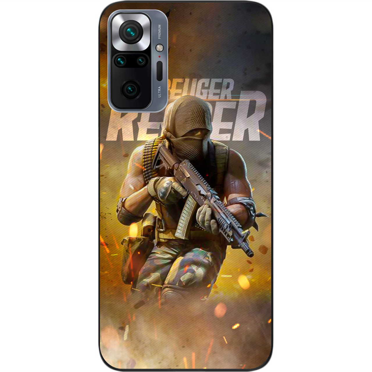 Силіконовий чохол Case для Xiaomi Redmi Note 10 Pro з картинкою Call of Duty Kreuger Reaper Крюгер