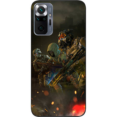 Силіконовий чохол Case для Xiaomi Redmi Note 10 Pro з картинкою Call of Duty Команда, фото 1