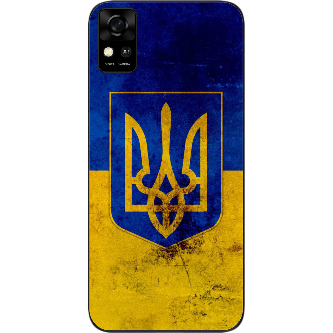 Силіконовий чохол Case для ZTE Blade A31 з картинкою Герб і прапор