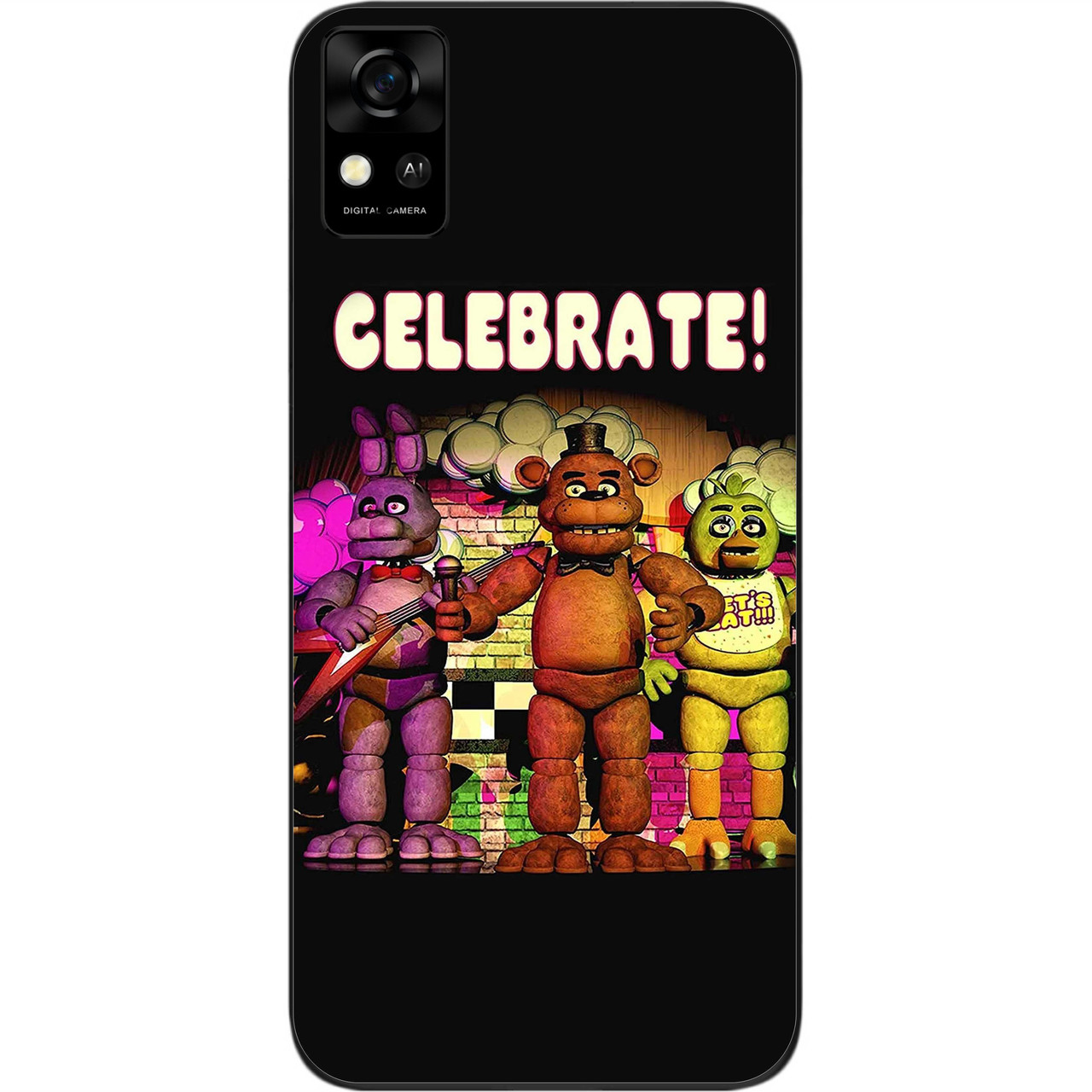 Силіконовий чохол Case для ZTE Blade A31 з картинкою Виступання тріо роботів