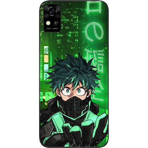 Силіконовий чохол Case для ZTE Blade A31 з картинкою Іску Мідорія, фото 1
