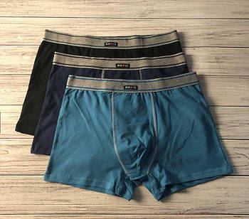 Чоловічі труси боксери бавовна однотонні Веро Redo Польща. Білизна чоловіча боксерками
