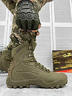 Демисезонные тактические ботинки Bravo Gepard. Ботинки хаки армейские