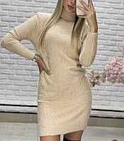 Туніка-сукня жіноча стильна, молодіжна під горло розмір 44-52 (14 кв) "PULSE" недорого від прямого постачальника