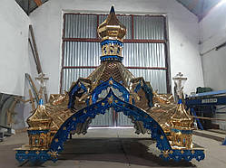 Капличка з 5 куполами із булату, розмір 2х2м