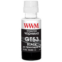 Чернила WWM HP GT53 100г Black Pigment, для Ink Tank 115/315/319 (H53BP) (код 1506976)