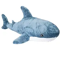 Детская мягкая игрушка-подушка Акула 80 см EL-2117-15 Т
