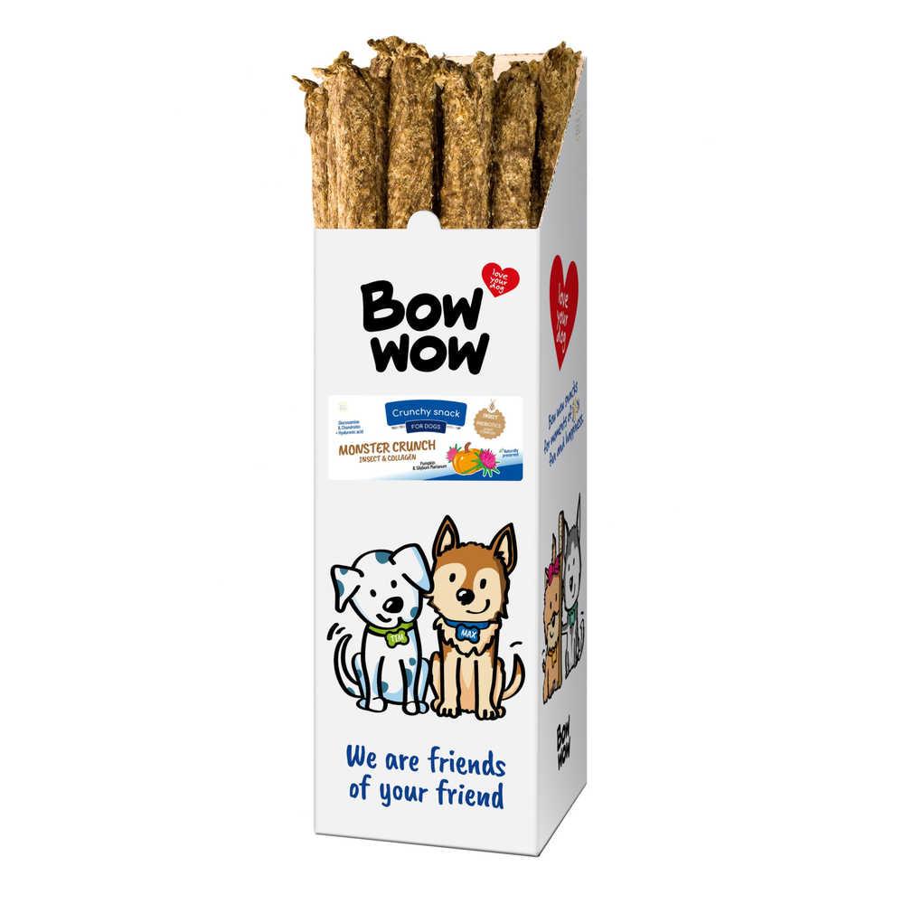 Ласощі для собак хрусткі палички з яловичиною та куркою 55-58 см Bow wow 12 шт/уп