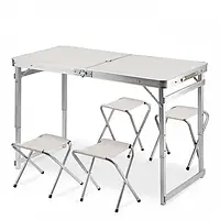 Стол и стулья для пикника Folding Table T-02 Белый