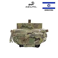 Подсумок напашник Agilite Six Pack Hanger Pouch мультикам,тактическая сумка напашник НАТО для военных агилайт