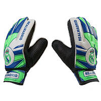 Вратарские перчатки для футбола с защитными вставками REALMADRID Latex Foam GGLG-RM1, 5: Gsport 9, 9