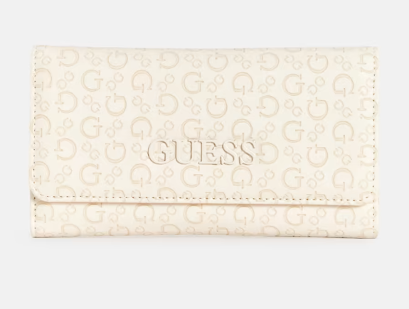 Гаманець-клатч Guess з тисненим логотипом Bowie 14418584SG907651 білий