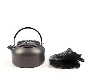 Туристичний чайник з алюмінію зі складними ручками-метеликами з ізоляцією МА-73