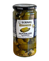 Огурцы корнишоны маринованные кисло-сладкие Bernal Encurtidos Pepinillos Agridulces 685g