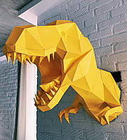 Набір паперкрафт для створення 3Д фігури оригамі конструктор із картону паперу Papercraft Динозавр