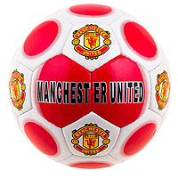 Мяч футбольный сшитый Manchester United MANC-3DXN №5