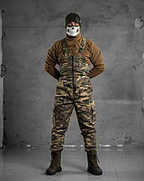 Тактичний штурмовий зимовий комбінезон Zeon, камуфляжні військові штани мультикам утеплені