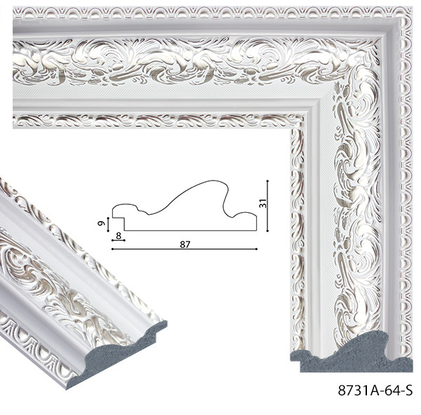 біла багетна рама біла багетна рама