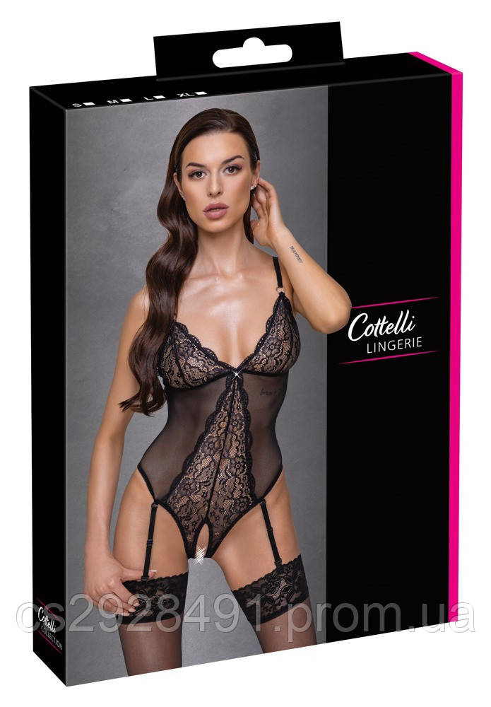 Еротичне ажурне боді Crotchless Body XL
