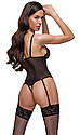Еротичне ажурне боді Crotchless Body XL, фото 7