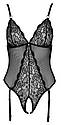 Еротичне ажурне боді Crotchless Body XL, фото 8