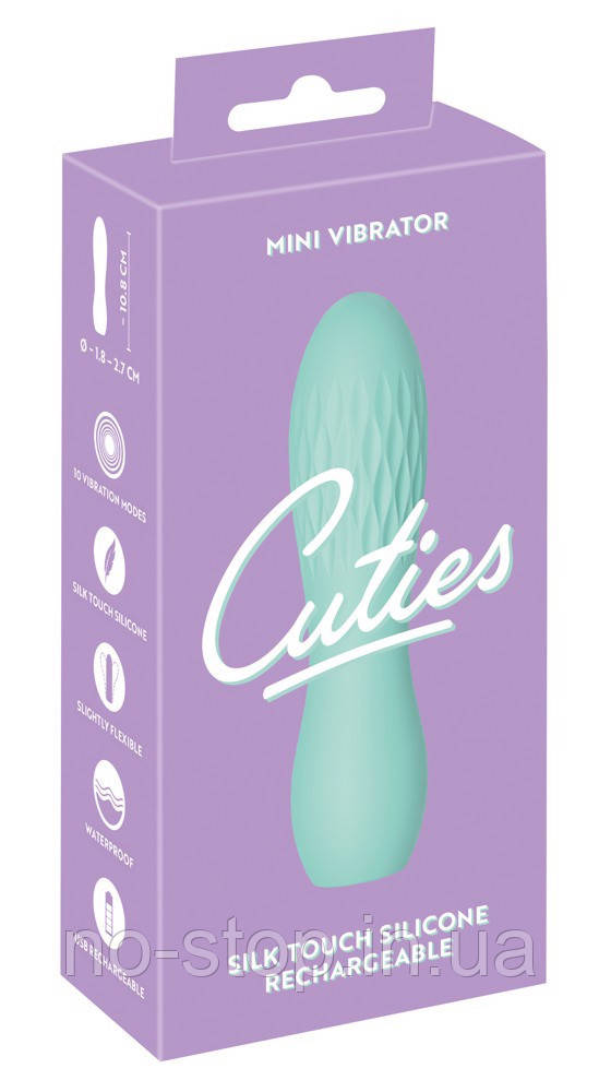 Міні вібратор Cuties Mini Vibrator Green 3.G