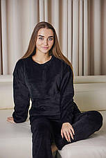 Жіноча піжама махрова тепла домашній костюм р. S,M,L,XL, фото 3
