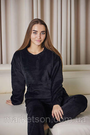 Жіноча піжама махрова тепла домашній костюм р. S,M,L,XL, фото 1