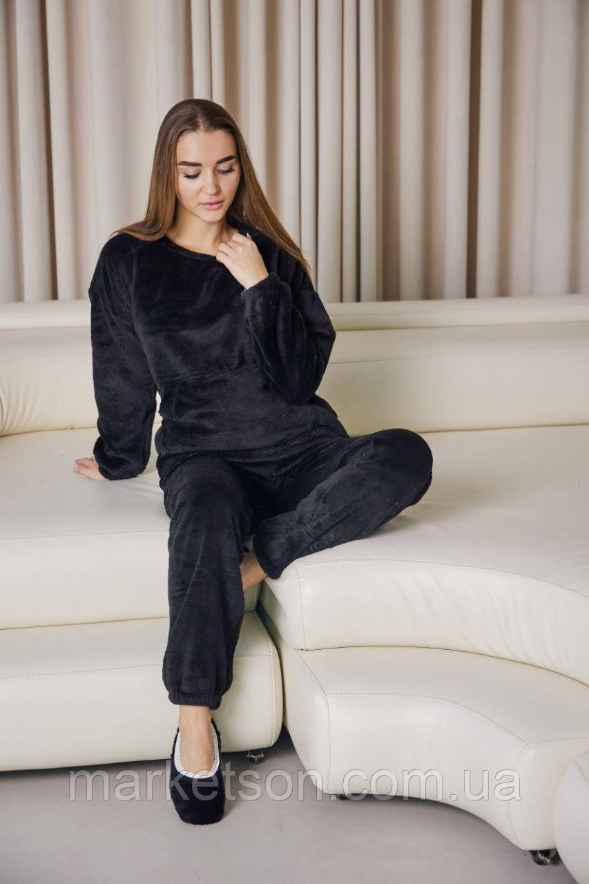 Жіноча піжама махрова тепла домашній костюм р. S,M,L,XL