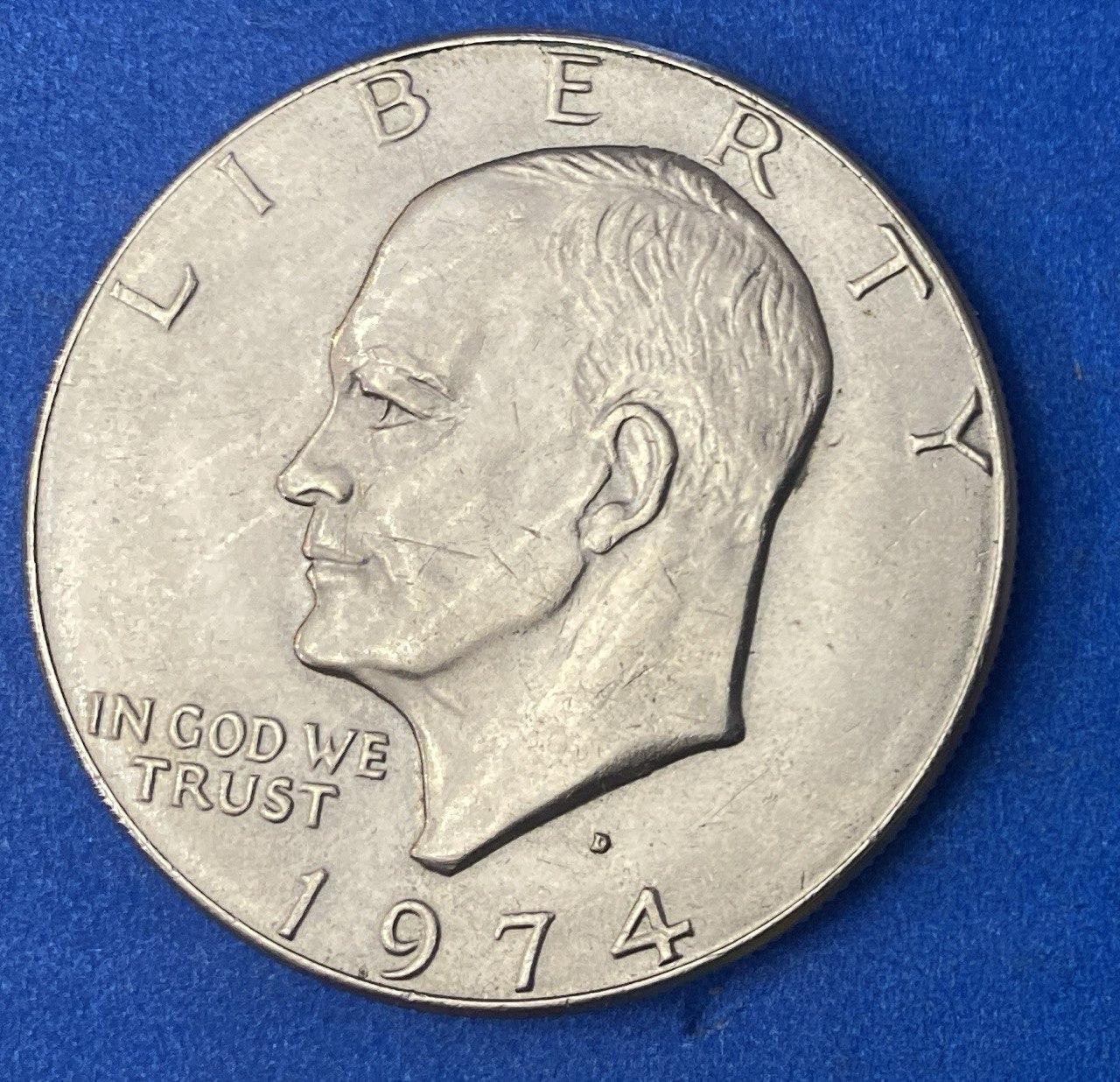 Монета США 1 долар 1974 р. "Дуайт Девід Ейзенхауер"