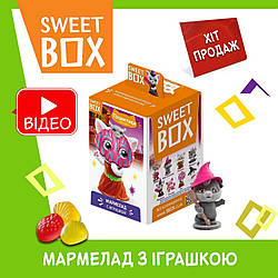 Пушистики Чарівники Кошенята Світбокс SweetBox іграшка та жувальний мармелад SWEET BOX