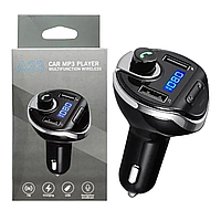 FM модулятор з Bluetooth, мікро SD, 2-USB, дисплеєм A33