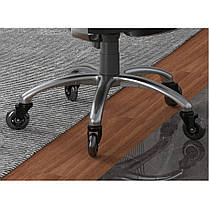 Колесо до офісного крісла гумове комплект 5 шт Bonro чорне, фото 5