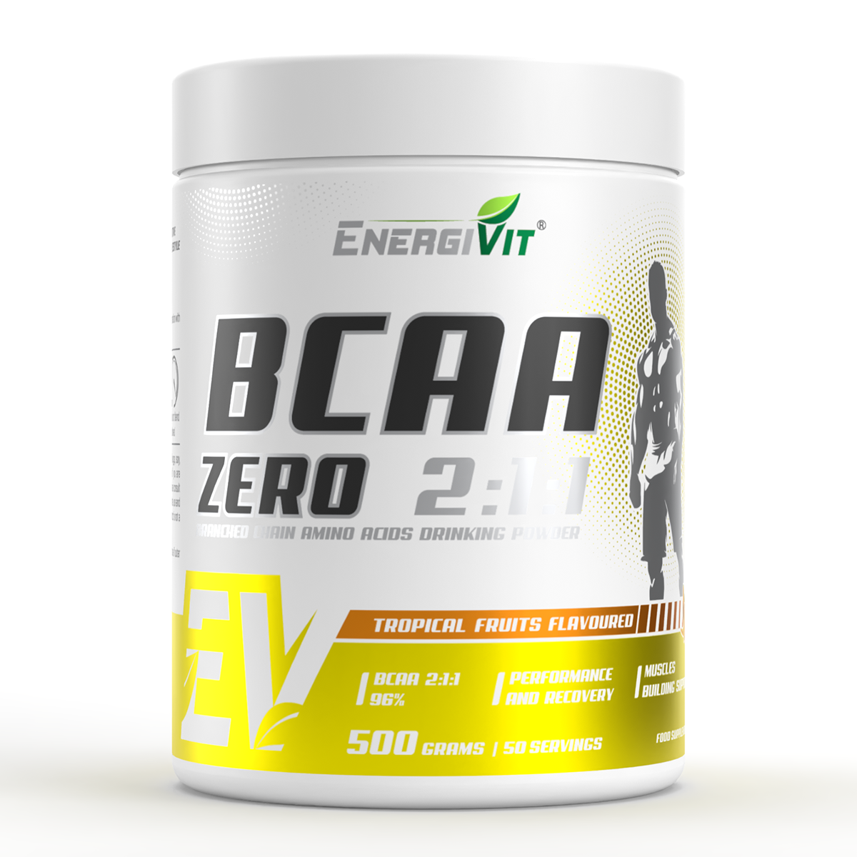 Амінокислоти EnergiVit BCAA Zero 500 g Тропічні фрукти