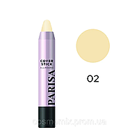 PARISA Cosmetics Cover Stick маскирующий корректор кремовый № 02 слоновая кость