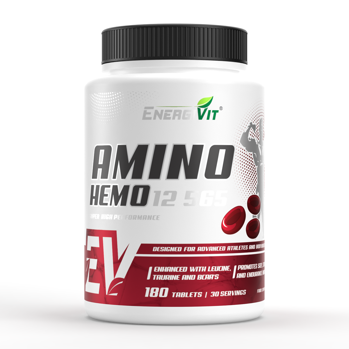 Амінокислоти EnergiVit Amino Hemo 12565g 180 таблеток