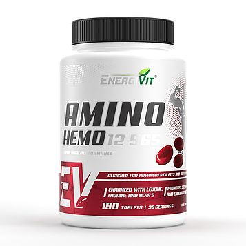 Амінокислоти EnergiVit Amino Hemo 12565g 180 таблеток