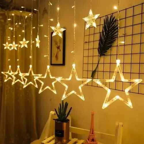 Гірлянда Штора Зорепад 3х1м LED, 8 режимів мерехтіння, фото 1