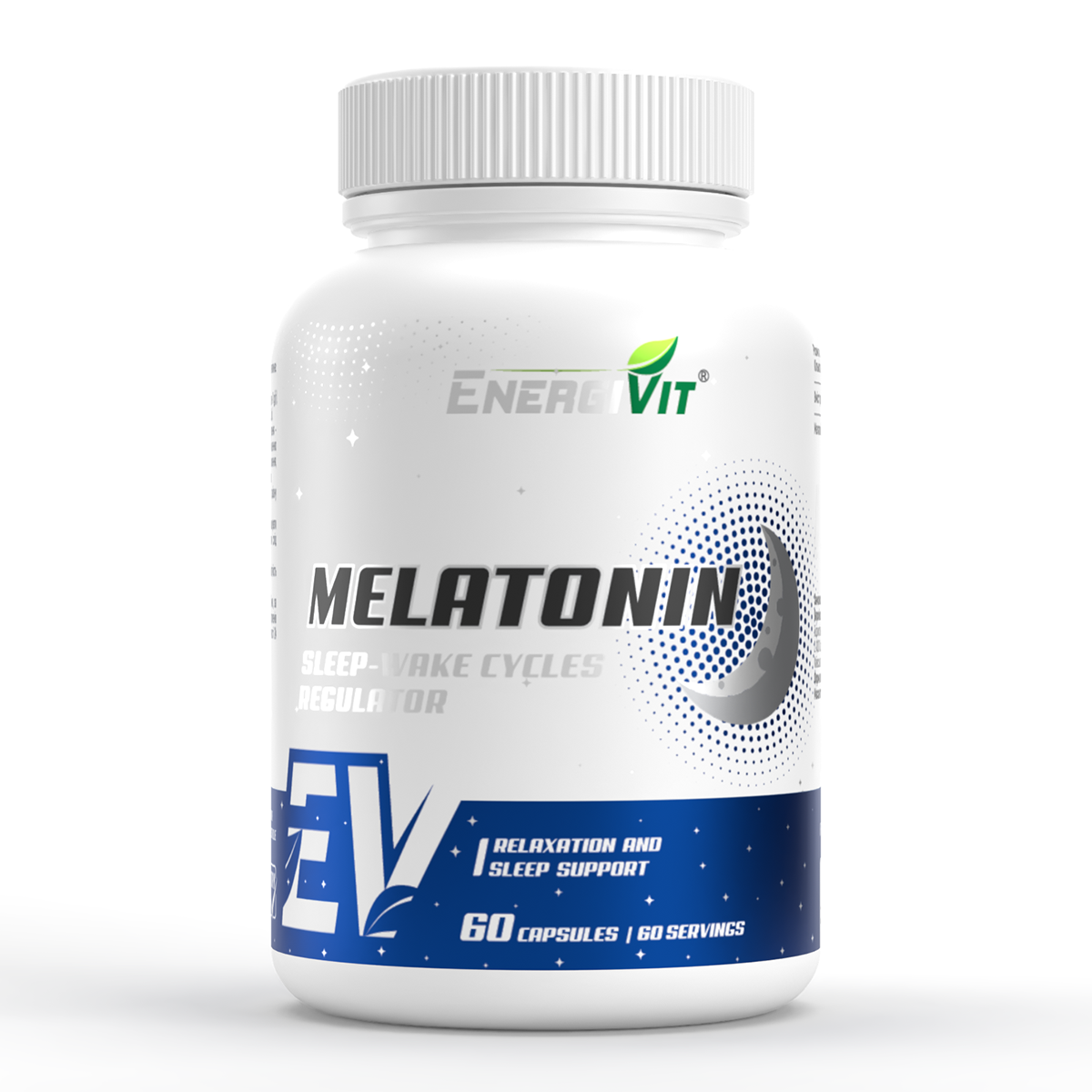 Гормональна добавка EnergiVit Melatonin 5 mg 60 капсул