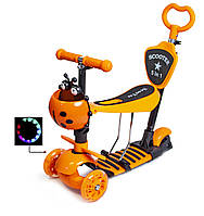 Самокат Scooter "Божья коровка" 5in1. Orange (многофункциональный) z11-2024