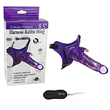 Страпон із відростком на пульті, Трусики з реалістичним фалоїмітатором, Страпон із вібрацією, Інтимні іграшки, фото 4